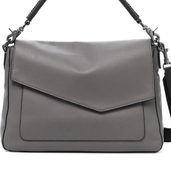 BOTKIER Cobble Hill Slouch Calfskin Leather Hobo - Picture 1 of 9